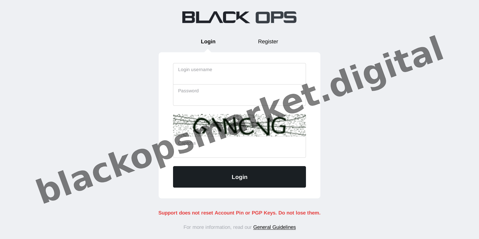 User Login Interface